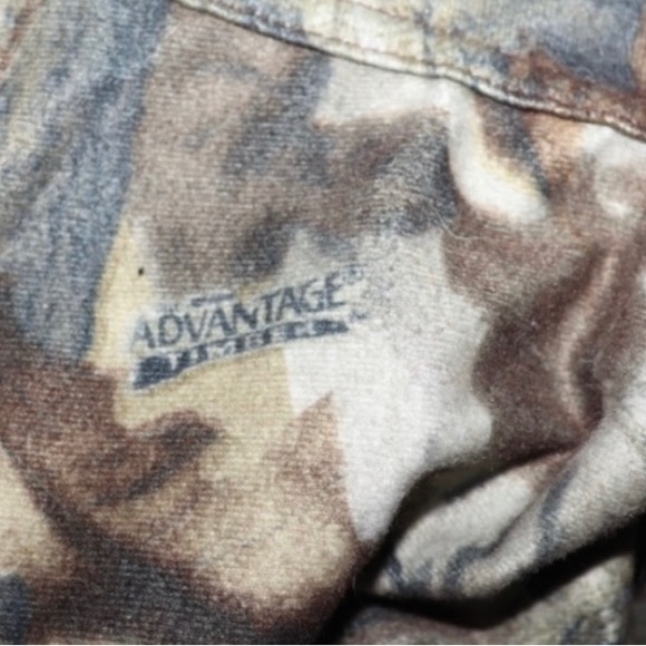 Cabela’s Advantage Timber Camouflage Zip up Jacket Size XL - Picture 3 of 5